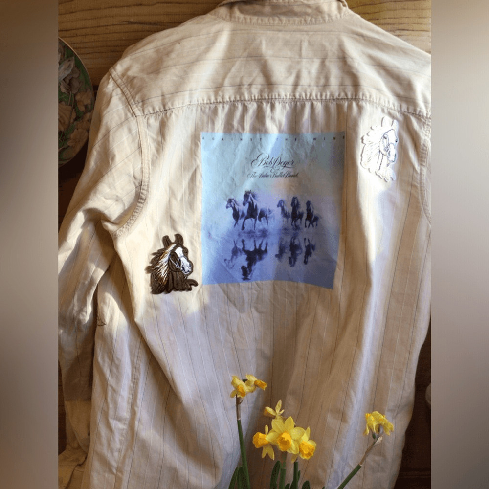 NEW! Upcycled Bob SegerbCream Graphic Shirt
